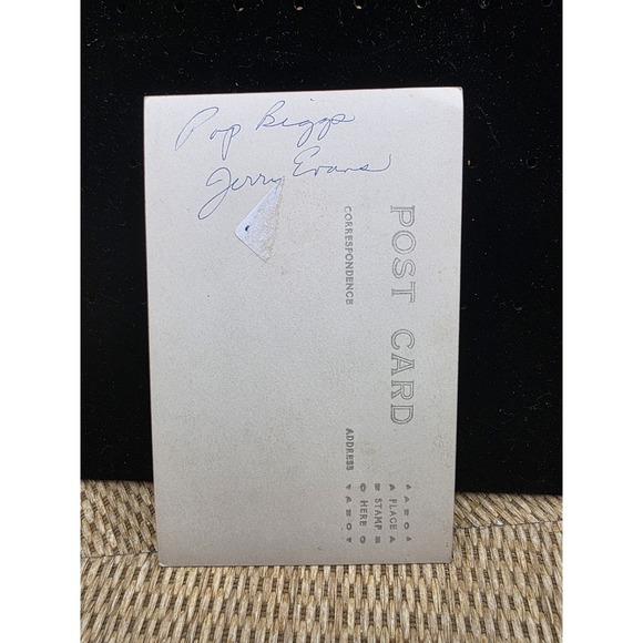 Antique RPPC Two Men in Suits Early 1900s Signed "Pop Biggs & Jerry Evans" - Picture 3 of 6